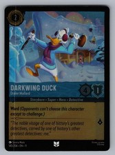 DARKWING DUCK - DRAKE MALLARD 145/204 UC LORCANA COLD FOIL NM 11 WADE