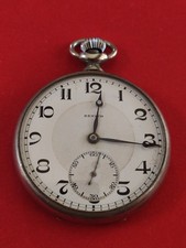 Vintage ZENITH 47mm Manual Wind Mens Pocket Watch 623