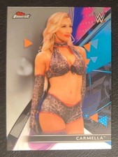 2021 Topps Finest WWE Carmella Base #47