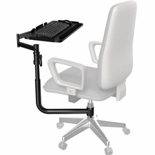 VIVO Premium Office Chair Mounted 26" x 12" Full Motion Keyboard and Mouse Tray