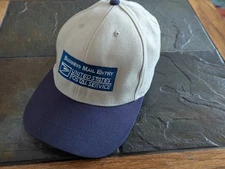 RARE Mens Business Mail Entry United States Postal Service USPS Baseball Hat Cap