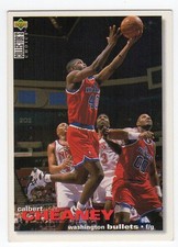 1995 NBA CARD BASKETBALL NEW Number 161 CALBERT CHEANEY Figure