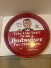 budweiser beer tin signs vintage