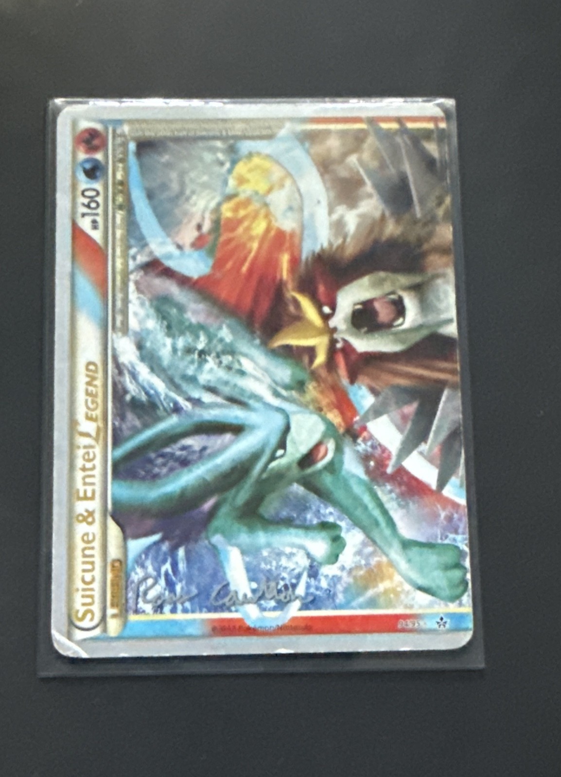 Suicune & Entei Legend (Top) 94/95 Unleashed Holo