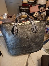 Borsa O Bag Con Sfumature Argento E Pizzo