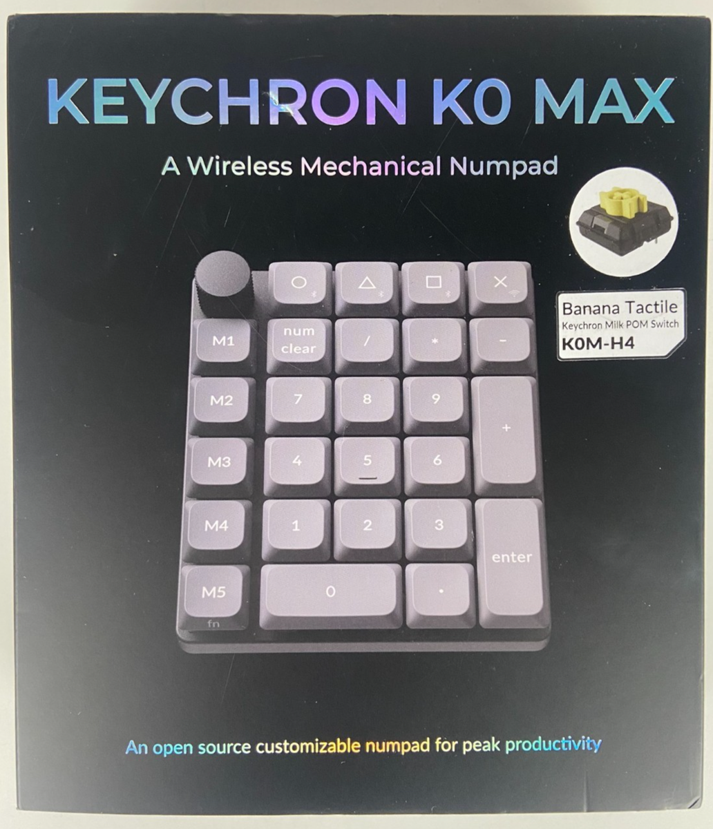 Keychron K0 Max Wireless Mechanical Numpad Number Keypad K0M-H4
