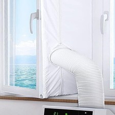 Window Seal Kit for Portable Air Conditioning Universal Sealing Zip Hose Vent UK