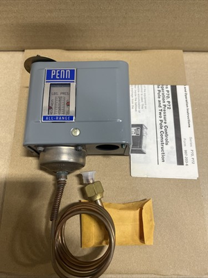 #ad Johnson Controls P70AB 2 Refrigeration Pressure Control New Old Stock $64.95