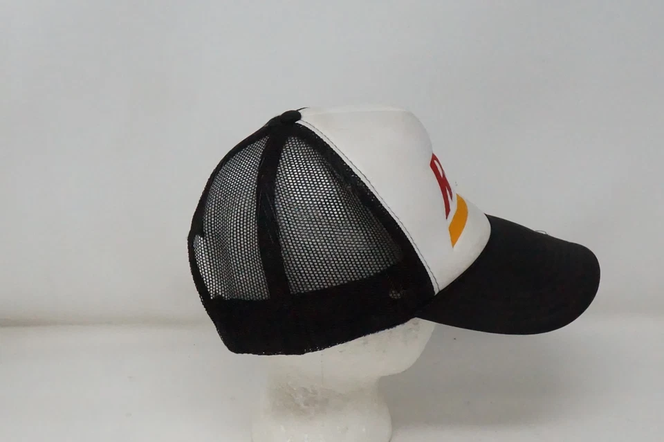 RGB Freight Mesh Back Snapback Hat Black White - Image 4 of 4