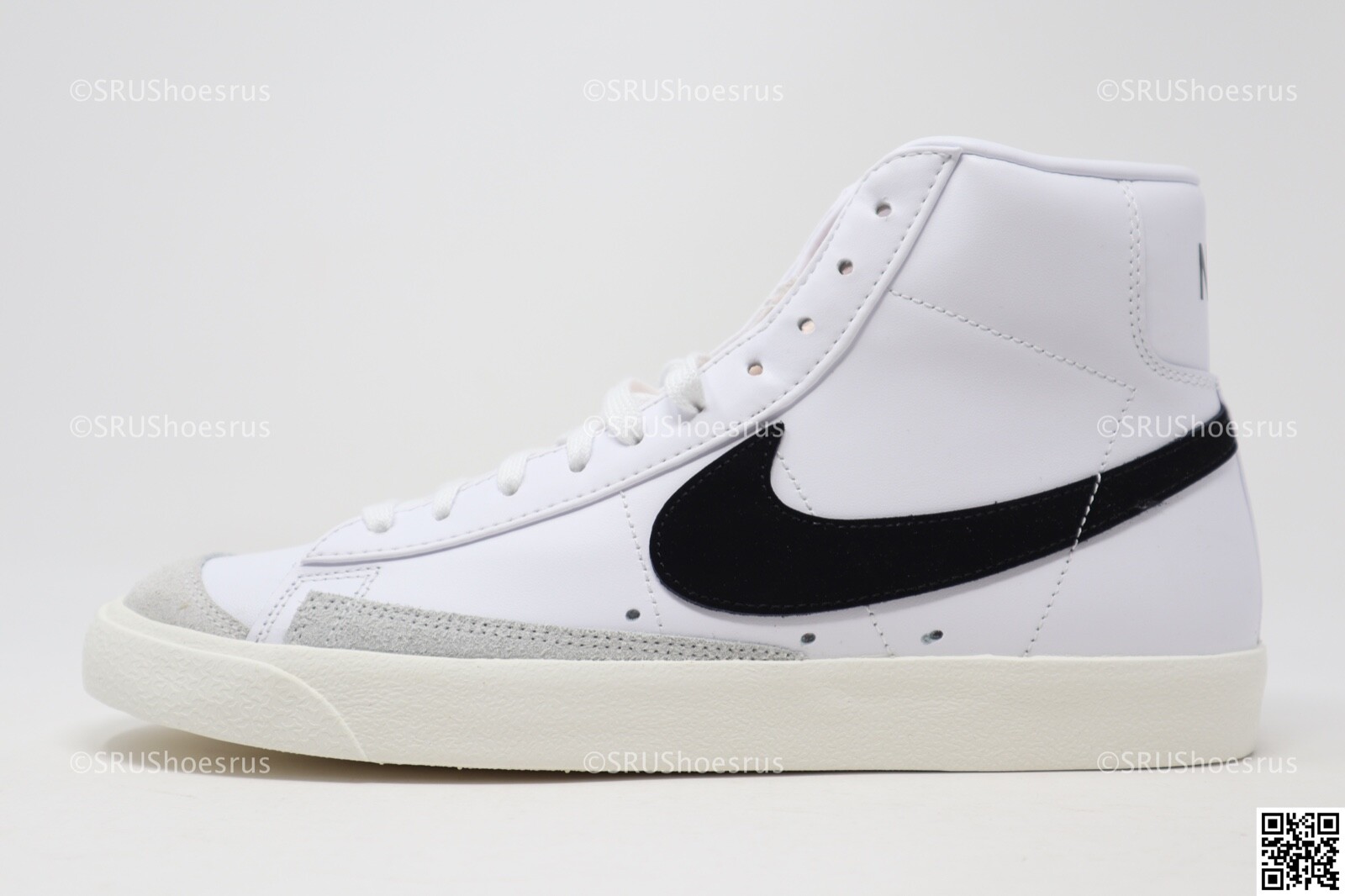 Nike Blazer Mid '77 Vintage Men's Sneakers - White/Black - 11