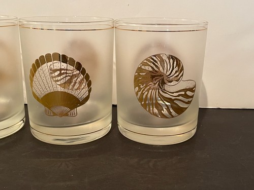 Quattro (4) Occhiali Doppi Vecchio Moda Conchiglia Ghiacciati Oro Rifiniti Nautilus - Foto 7 di 11