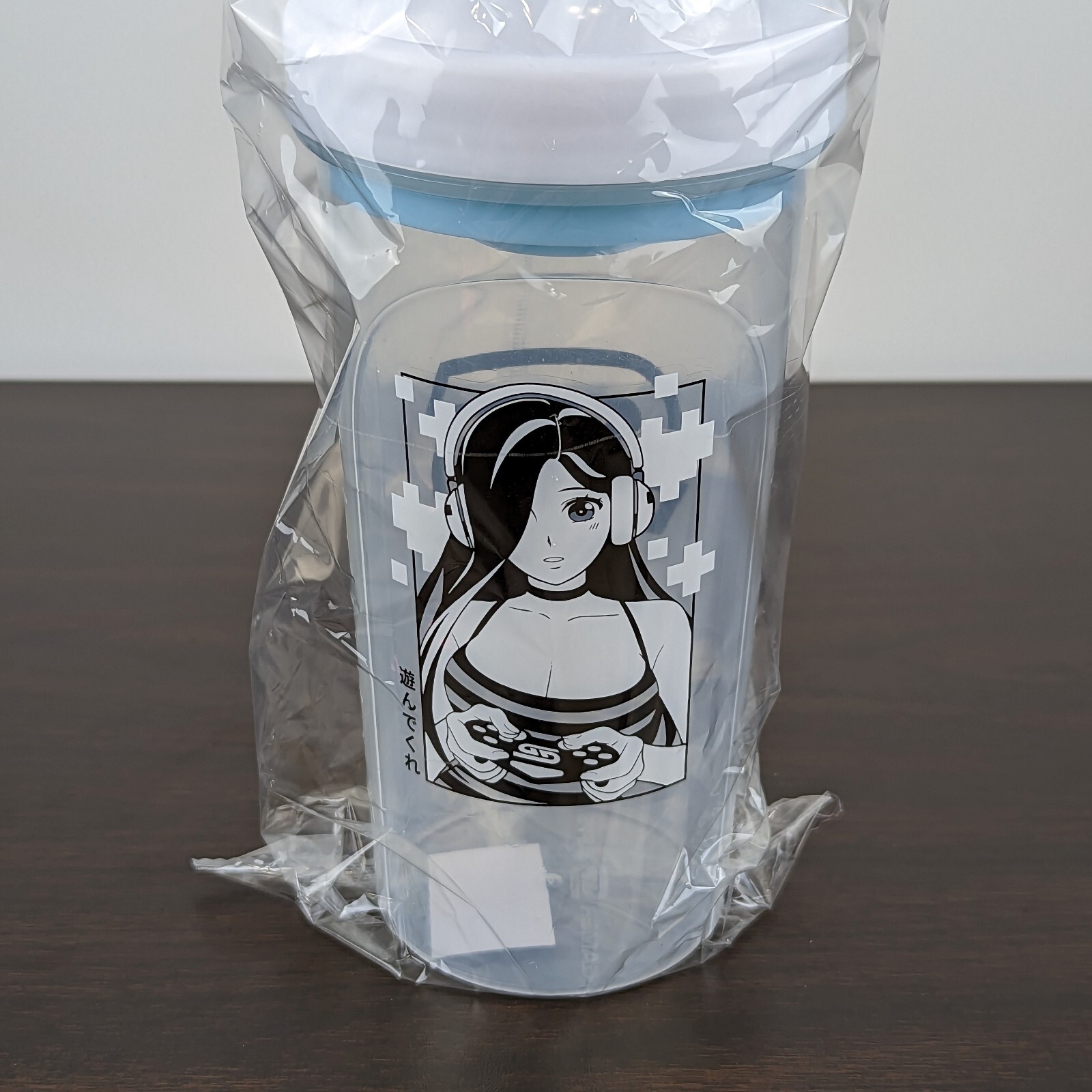 Sac De Gym édition Limitée GamerSupps Waifu Cups - Design Oki, Thème Anime, En Polyester Noir