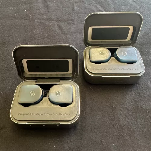 Master & Dynamic MW07 True Wireless In-Ear Headphones - Steel Blue - FOR PARTS