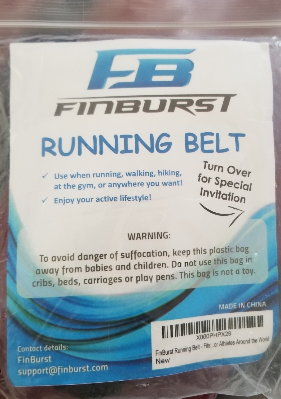 finburst running belt