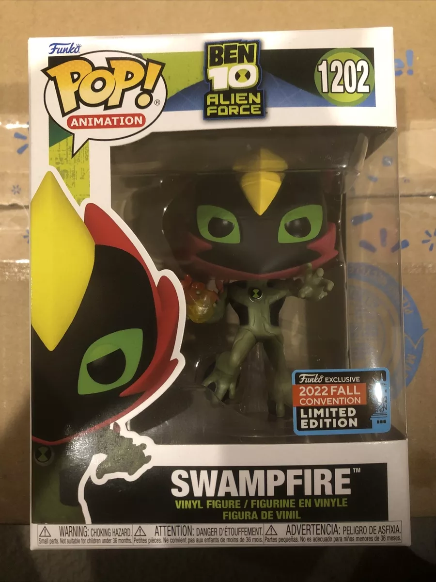 Funko Pop! Animation Ben 10 Alien Force Swampfire 1202 Exclusivo