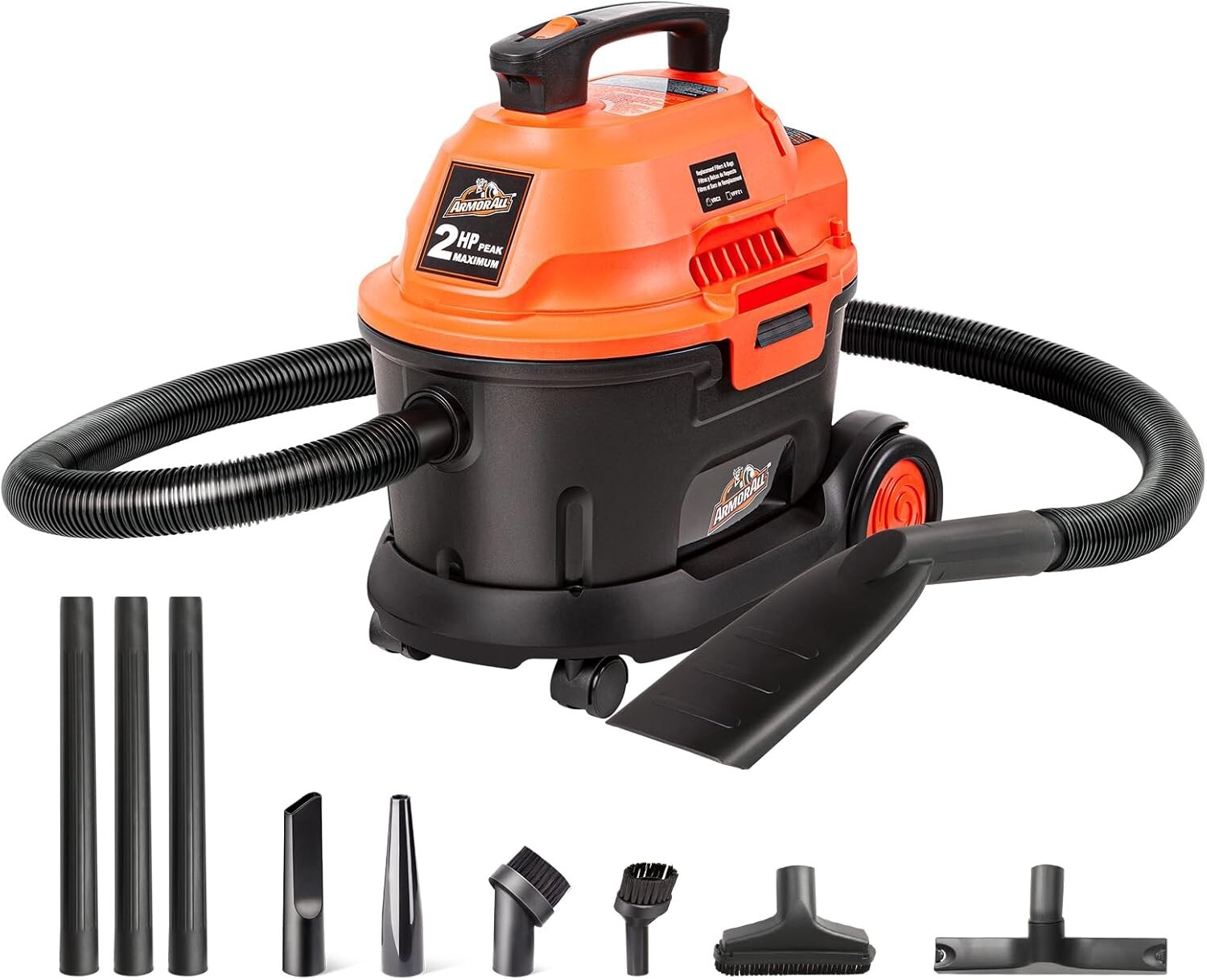 2.5-Gallon Multi-Purpose Utility Vacuum for Indoor and Outdoor Use