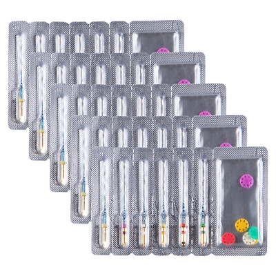 30pc/ 5pack Dental Endo Files Canal Root Pre-shaper NiTi  Rotary Engine Use type