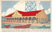 Henry Field Seed Co KFNF Radio Broadcasting Building Vintage Postcard AA8173