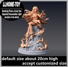 Game Firefly Cute Girl Sitting Resin 3D Print GK Figure DIY Model Unpainted