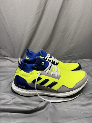 Adidas Consortium Ultraboost Mid Prototype Solar Yellow Blue BD7399 Size 8.5