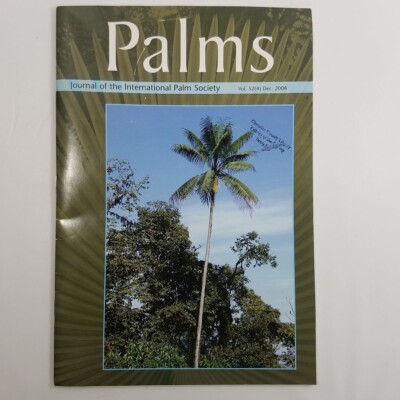Journal of the International Palm Society Dec 2008 New Calamus, New Areca