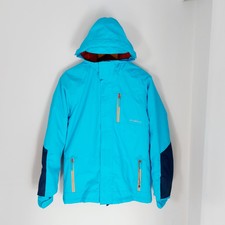 Oneill Snow Jacket Womens Sz 14 Light Blue Thinsulate Outerwear Snow Coat Gorp
