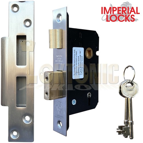 Imperial Lock BS362 British Standard Heavy Duty 5 Lever Mortice Sashlock - Picture 2 of 7