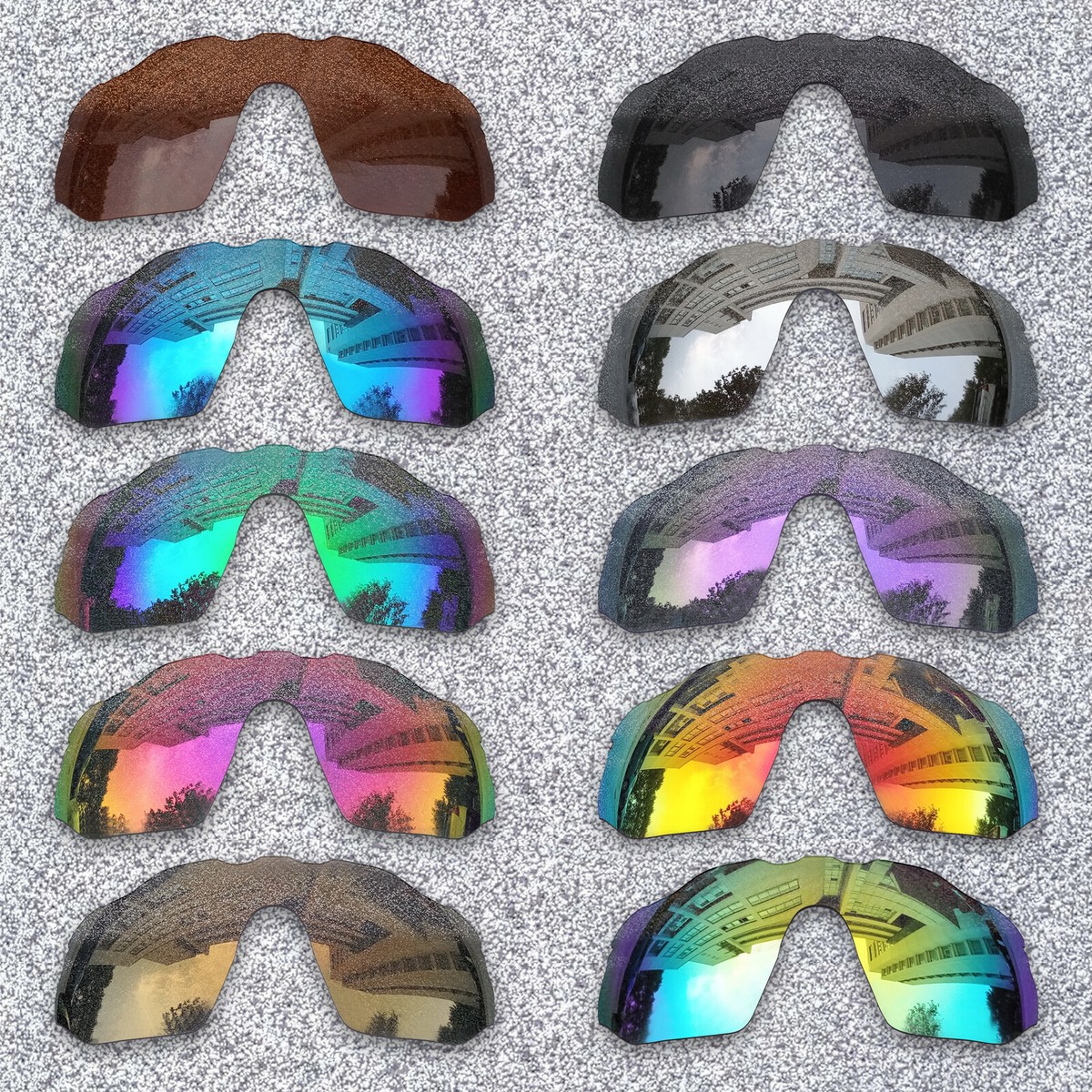 ExpressReplacement Polarized Lenses For-Oakley Radar EV Advancer Frame