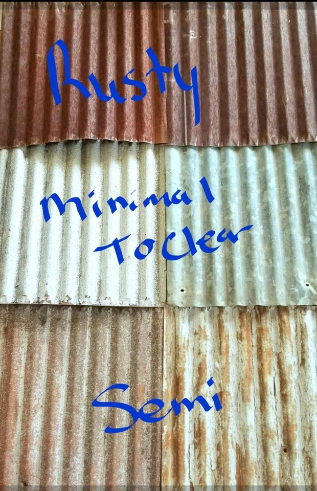 40 pcs. Rustic Reclaimed Corrugated (10 in x 10 in) Barn Metal Tin Free Shipping - Image 2 of 4