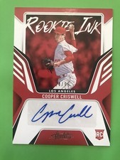 2022 Panini Absolute Baseball Cooper Criswell Angels Rookie Ink Auto #RKI-CC /99