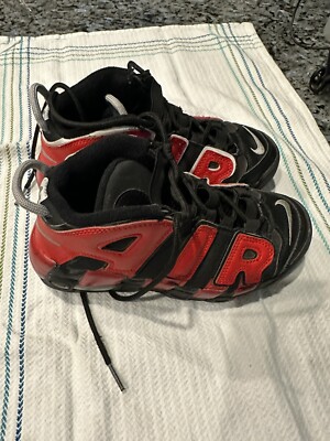 nike uptempo black size 12