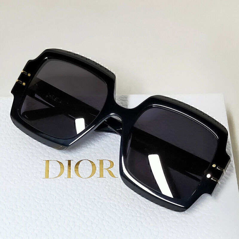 Christian Dior Signature S1U Sunglasses Black Oversized Christian Dior Signature S1U Sunglasses Black Oversized