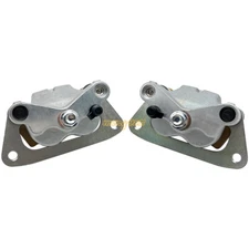 Front Left Right Brake Calipers w/Pads for Polaris RZR S 800 / RZR 800 2008-2014