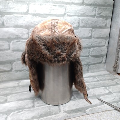Wild Wear Camouflage Trapper Hat Faux Fur Adjustable Chin Strap