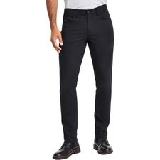 Calvin Klein Mens Black Stretch Denim Slim Jeans 38/30 BHFO 2521