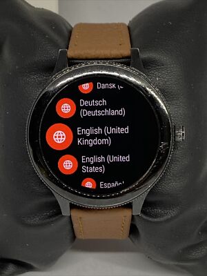 Fossil Q Venture Gen 3 Black Silicone Smart Watch FTW6009  display picture 1