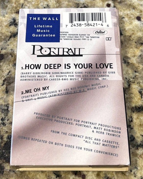 How Deep Is Your Love [Single] by Portrait (Cassette, Jun-1995, Capitol/EMI... - Image 2 of 4