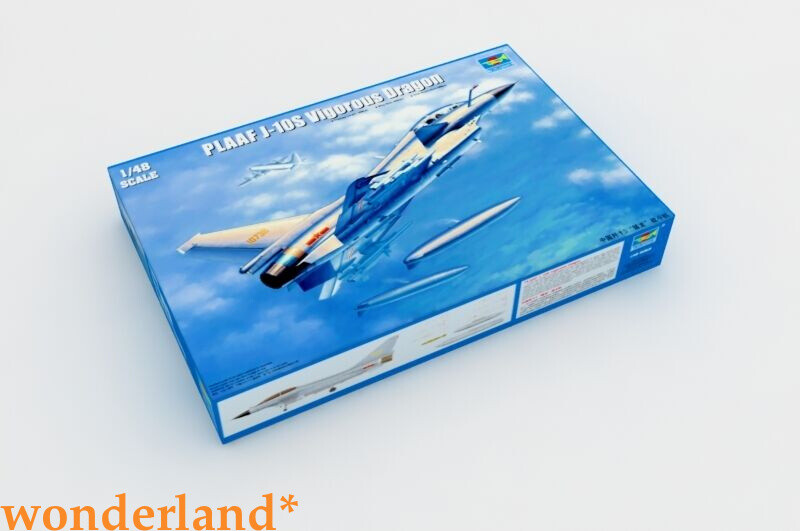 Lot - Two Trumpeter Model Planes, Including PLAAF J-10B Vigorous Dragon