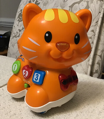 VTech CATCH ME KITTY Develops Motor Skills and Teaches Numbers Shapes 