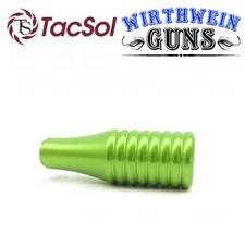 EntirelyCrimson Ribbed Charging Handle for TacSol X-Ring Laser Green