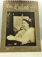 THIS ENGLAND 1954 - 1953 - Calender - Vintage - Great Britain - History
