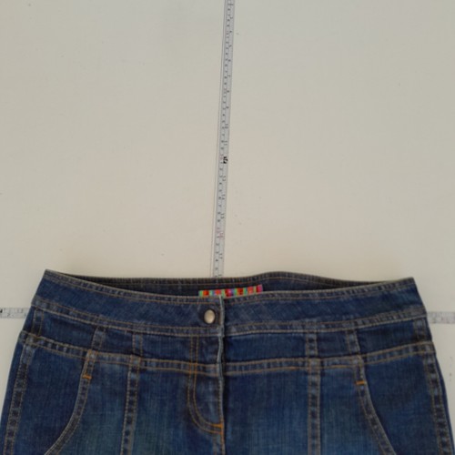 FCUK Denim Skirt 12 Blue Casual Jeans Vintage Y2K Mini French Connection - Picture 2 of 10