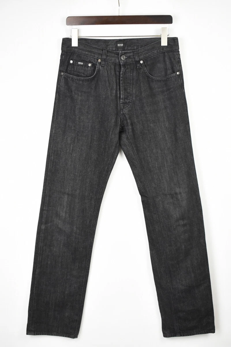 Hugo boss mens black jeans outlet