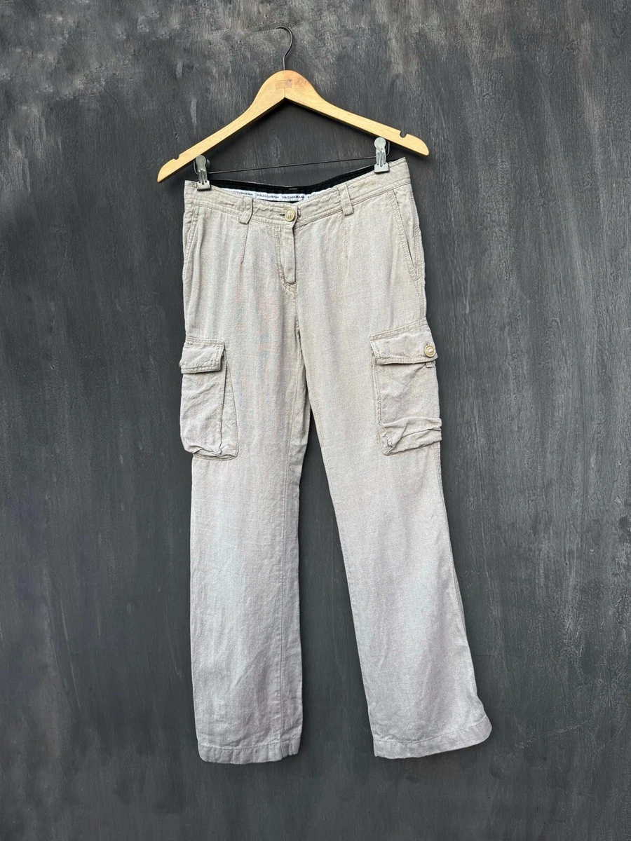 【激レア】DOLCE&GABBANA linen wide slacks Dolce&Gabbana Linen Pants for Women for sale | eBay