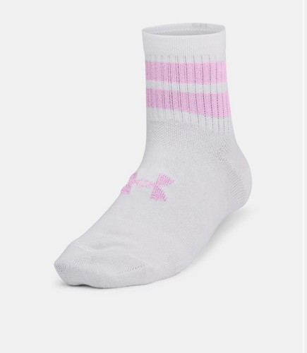 Youth Girls 6 Pair Under Armour Lightweight Quarter Socks •13.5K-4.5 NEW - Picture 7 of 9