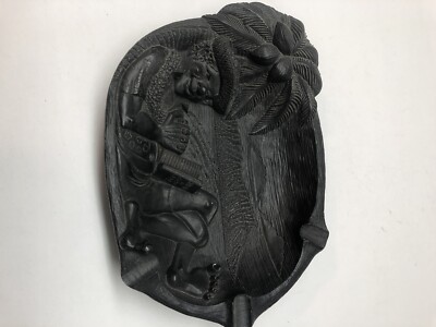 Coco Joe's Lava Resin Ashtray ''Coco Joe Himself'' Original #139  1960's 