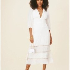 Reformation Bayley Dress - Ivory