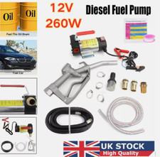 12V ELECTRIC DIESEL FUEL TRANSFER PUMP OIL DISPENSER 45L/MIN FUEL EXTRACTOR 260W