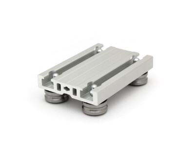 Linearwagen mit 4 Rollen 100mm lang, LWR 6-24