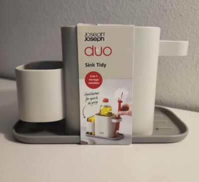 Joseph Joseph Duo Sink Tidy #80073 Grey. NEW